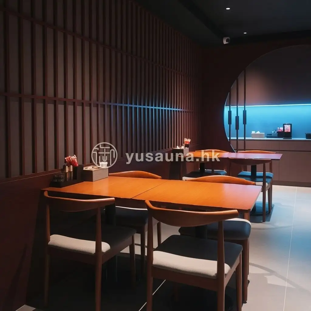 八湯御桑拿餐飲區一隅